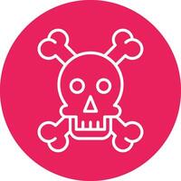 Skull And Bones Vector Icon