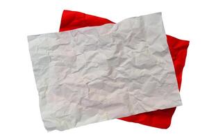 crumpled paper background. photo