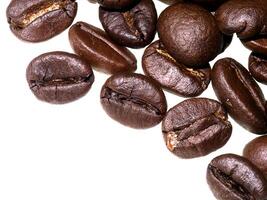 roasted coffee beans. photo