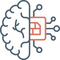 Artificial Intelligence Vector Icon