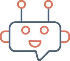 Robot Chat Vector Icon