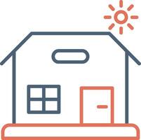 Beach House Vector Icon