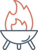 Firepit Vector Icon