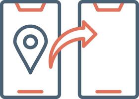 Share Location Vector Icon