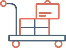 Airport Cart Vector Icon