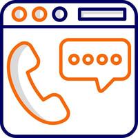 Phone Chat Vector Icon