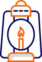 Oil Lamp Vector Icon