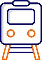 icono de vector de tren