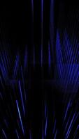 Vertical video - stylish abstract blue technology background with a glowing grid of lines, dots and digital data particles. This minimalist motion background is full HD and a seamless loop.