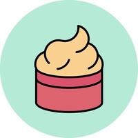 Cream Vector Icon