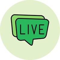 Live Chat Vector Icon