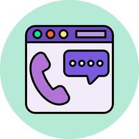 Phone Chat Vector Icon