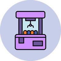 Claw Machine Vector Icon