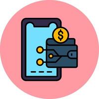 Digital Wallet Vector Icon