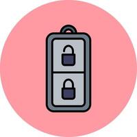 Car Key Vector Icon