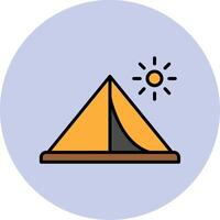 Tent Vector Icon