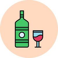 Alcoholic Drink Vector Icon