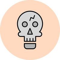 Skull Island Vector Icon