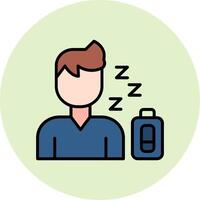 Tired Vector Icon