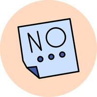 Say No Vector Icon