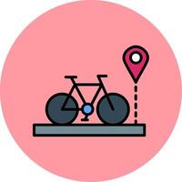 icono de vector de bicicleta