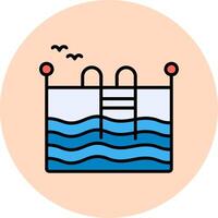 Swimming Pool Vector Icon