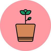 Flower Pot Vector Icon