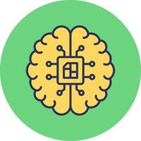 Artificial Intelligence Vector Icon