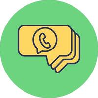 Watsapp Chat Vector Icon