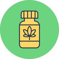 Cannabis oil Vector Icon