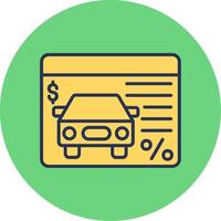 Car Loan Vector Icon