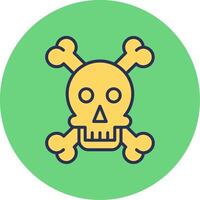 Skull And Bones Vector Icon