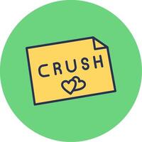 Crush Vector Icon