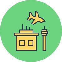 icono de vector de aeropuerto