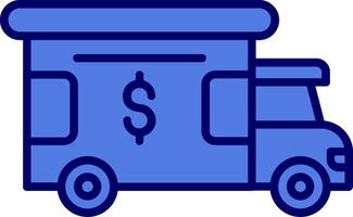 Bank Truck Vector Icon