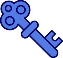 Old Key Vector Icon