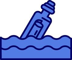 Message In A Bottle Vector Icon