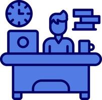 Workaholic Vector Icon