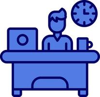 Workaholic Vector Icon