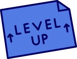 Level Up Vector Icon