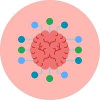 icono de vector de inteligencia artificial