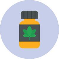 Cannabis oil Vector Icon