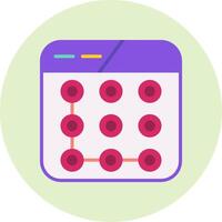 Lock Pattern Vector Icon