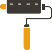 Lint Roller Glyph Two Colour Icon vector