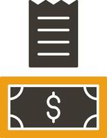 Payment Glyph Two Colour Icon vector