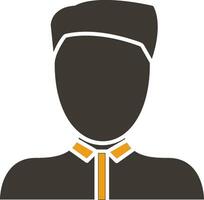 Bellboy Glyph Two Colour Icon vector