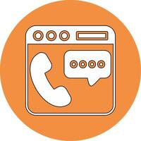 Phone Chat Vector Icon