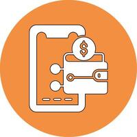 Digital Wallet Vector Icon