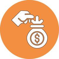 Money Bag Vector Icon