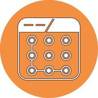 Lock Pattern Vector Icon